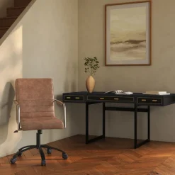 Phanie Leather Office Chair