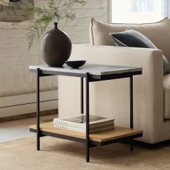 Pierce Marble Side Table (28")