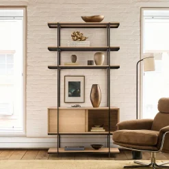 Pierce Narrow Storage Shelf Unit – Set of 2 (84”)