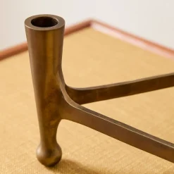 Pierce & Ward Brass Candleholder