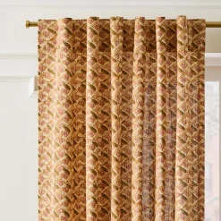 Pierce & Ward Floral Lattice Curtain
