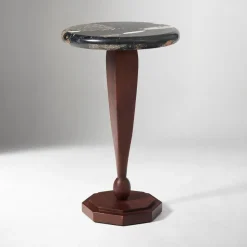 Pierce & Ward Marble Drink Table (13")