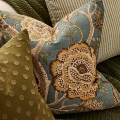Pierce & Ward Palampore Stripe Pillow Cover & Throw Set