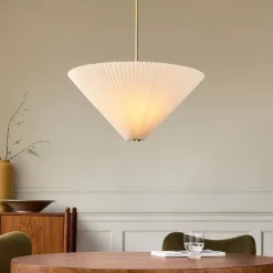 Pierce & Ward Pleated Pendant (25")
