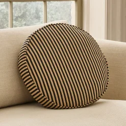 Pierce & Ward Round Stripe Pillow