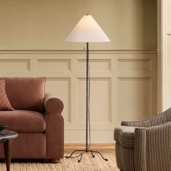 Pierce & Ward Twisted Metal Floor Lamp (58")