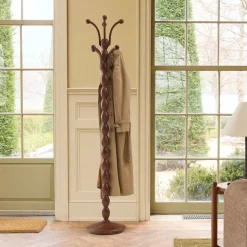 Pierce & Ward Wood Coat Rack