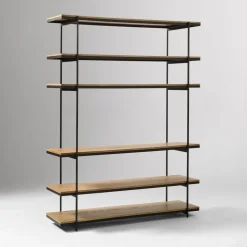 Pierce Wide Storage Shelf Unit – Set of 2 (120")