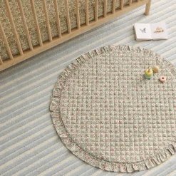 Pink Chicken Spring Floral Playmat
