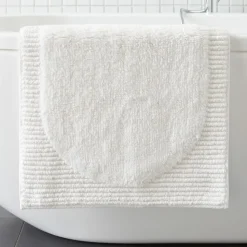 Plush Border Bath Mat