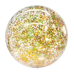PoolCandy Inflatable Giant Glitter Beach Ball (20")