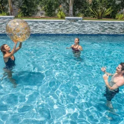 PoolCandy Inflatable Giant Glitter Beach Ball (20")