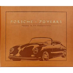 Porsche 70 Years: There Is No Substitute Leather-Bound Book