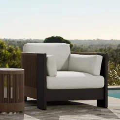 Porto Aluminum Outdoor Lounge Chair