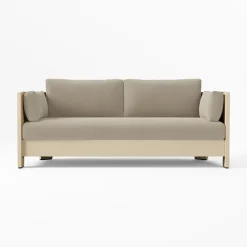 Porto Aluminum 75" Sofa Cushion Covers