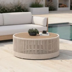 Porto Outdoor Round Coffee Table (32"–44")