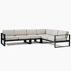 Portside Aluminum Outdoor 4-Piece L-Shaped Sectional Protective Cover