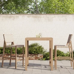 Portside Outdoor Bar Table (35") & Granada Stools Set