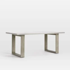 Portside Outdoor Concrete Dining Table (72") - ADA