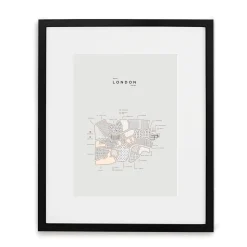 42 Pressed City Maps - London