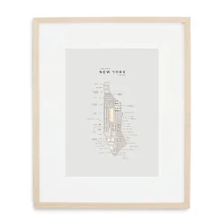 42 Pressed City Maps - New York City