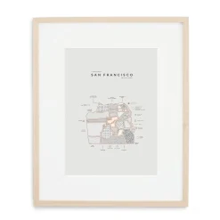 42 Pressed City Maps - San Francisco