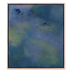 Puddle Of Beautiful Sorrow Blue Framed Wall Art by Molly Franken