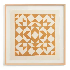 Quilt Framed Wall Art by Minted for West Elm