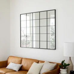 Raven Window Metal Wall Mirrors