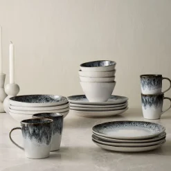 Reactive Glaze Stoneware Dinnerware Collection