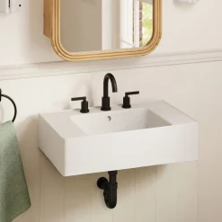 Rectangular Wall Mounted Sink