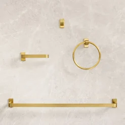 Reeded Bathroom Hardware