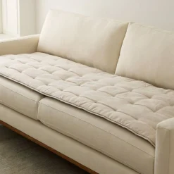 Reversible Quilted Sofa Overlay