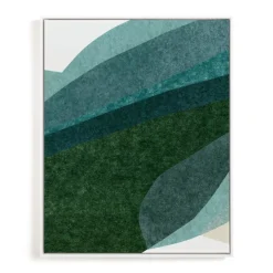 "Rippling Fields" Framed Art by Minted for West Elm