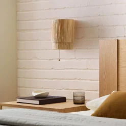 Roscoe Plug-In Woven Sconce (10")