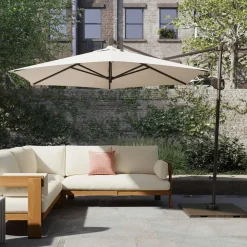 Round Cantilever Outdoor Patio Umbrella (10')