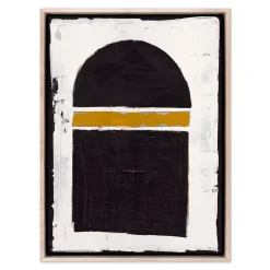 Round Top Framed Wall Art by Black Bird Art Co.