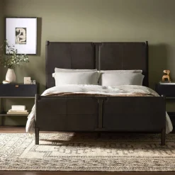 Sackett Leather Bed