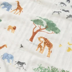 Safari Organic Cotton Swaddle Set