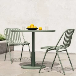 Santa Cruz Outdoor Stacking Dining Chair (Set of 2)