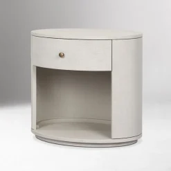 Sarafina Oval Open Shelf Nightstand (26")