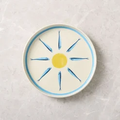 Sardine Stoneware Salad Plate Set