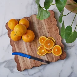 Scalloped Wood Cutting Board