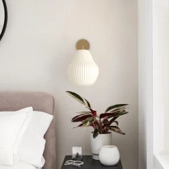 Sculptural Ribbed Sconce