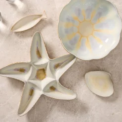 Seashell Stoneware Serveware Collection
