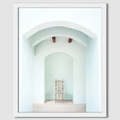 Seated In Greece II Framed Wall Art by Minted for West Elm