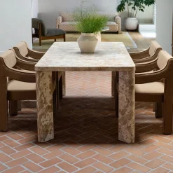 Selano Marble Dining Table (72")