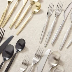 Sidney Flatware Sets - Light Gold