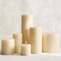 Signature Wax Pillar Candles