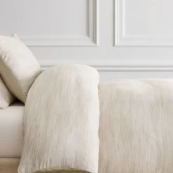 Silky TENCEL™ Striated Duvet Cover & Shams